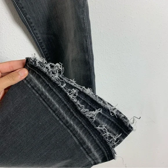 Hudson Holly Flare High Waist Black Jean Sz 25 - Picture 4 of 10